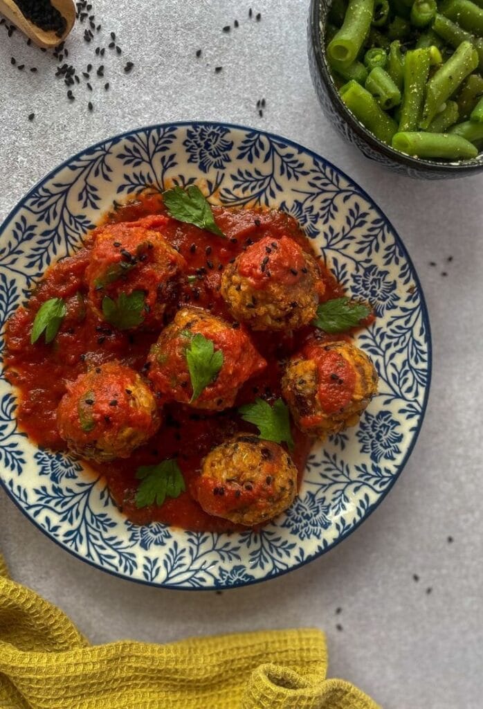 Klopsiki z kaszy gryczanej i soczewicy